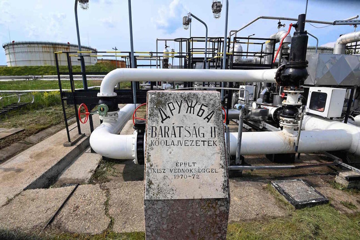 Oleoducto «Druzhba» (Amistad) que une Rusia y Hungría