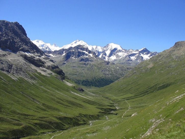 Val da Fain, en los Alpes suizos, en una imagen tomada en 2017.