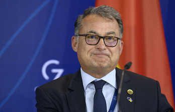 El presidente del Bundesbank, Joachim Nagel, tras la reunión del G7 en Koenigswinter