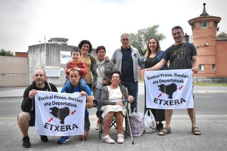 Aitzol Maurtua, espetxetik irten berri.