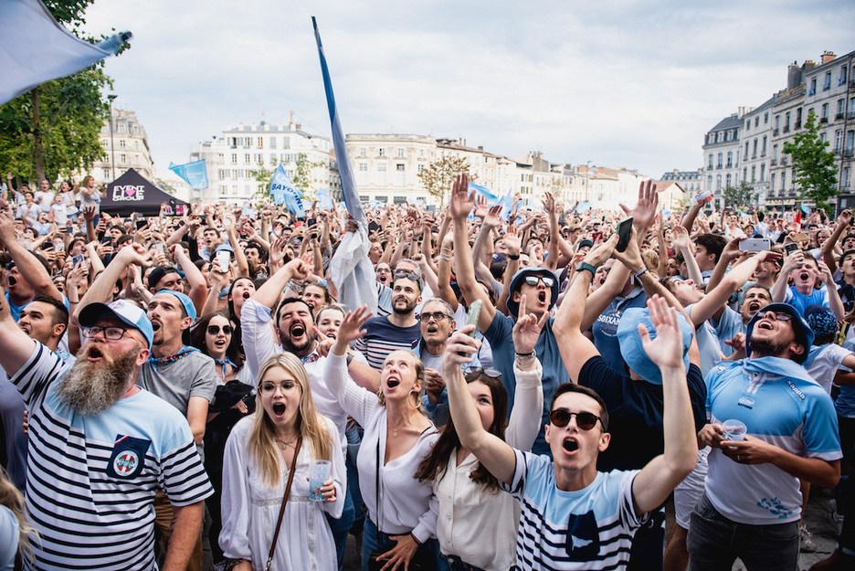 L’incontournable Peña Baiona a résonné place de la Liberté.
