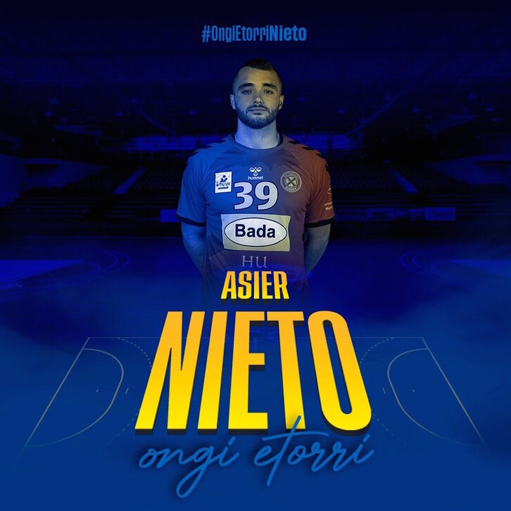 Asier Nieto taldean dagoen Gorka Nietoren anaia da.