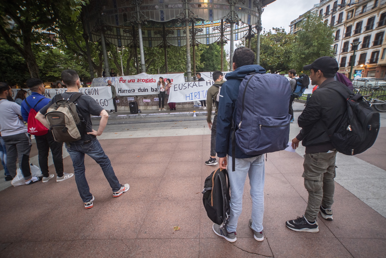 En el Boulevard de Donostia. (Gorka Rubio | Foku)