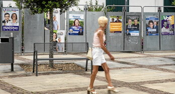 L’affichage sur les panneaux électoraux n’est pas encore complet à quelques jours du premier tour.