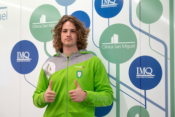 Ernesto Goñi es una apuesta de futuro de Anaitasuna.