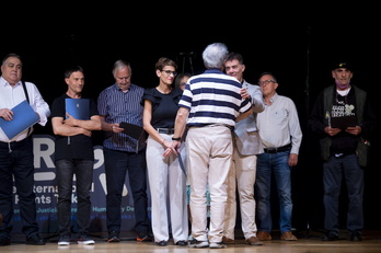 Acto de reconocimiento a las víctimas celebrado este miércoles. 