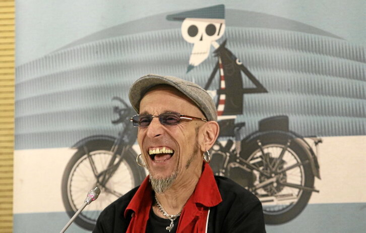 Fito Cabrales, en la rueda de prensa que ofreció ayer en San Mamés.