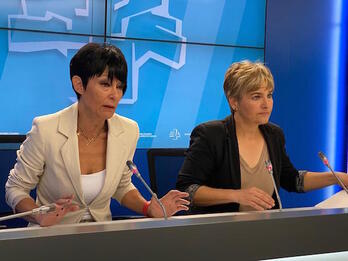 Maddalen Iriarte y Rebeka Ubera han hecho una radiografía de la situación actual de la Atención Primaria.