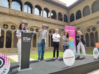 Presentación en Donostia de la tercera edición de Euskaraldia.