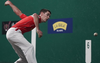 Beñat Rezusta bikain aritu da Matienan.