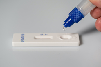 Imagen de un autotest de covid.