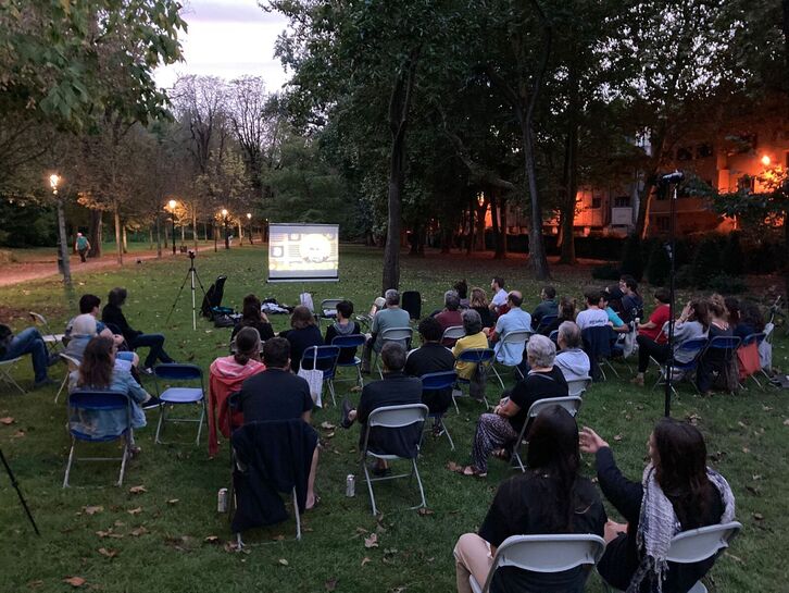 Film baten proeikzioa Zinemaldi Alternatiboaren baitan.