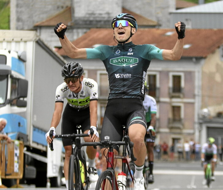 Sorarrain se impuso a Ander Ganzabal y Mulu Kinfe Hailemichael el sábado en Berriatua.