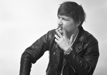 El cineasta alemán Rainer Werner Fassbinder.