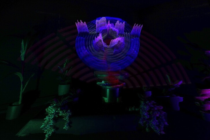 ‘Holobot. Social Garden’ robotak sortutako irudietako bat. 