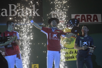 Buruz Buruko txapela jantzi ostean gaur itzuliko da Unai Laso kantxetara.