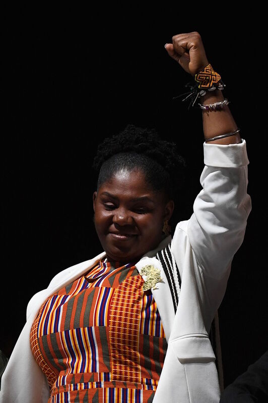 Francia Márquez, nueva vicepresidenta de Colombia.