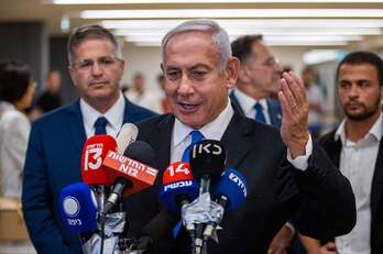 El exprimer ministro israelí, Benjamin Netanyahu. 