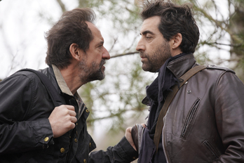 Stpéphane De Groodt y Giovanni Cirfiera, el amante italiano de su mujer.