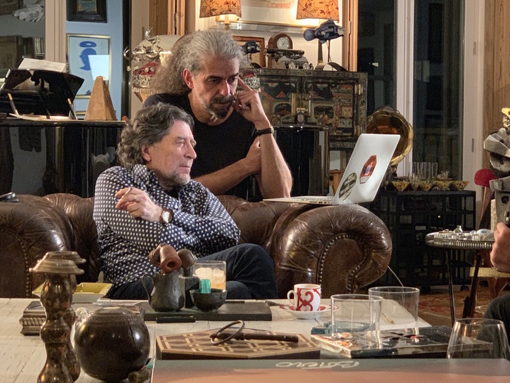 Fernando León de Aranoa y Joaquín Sabina. 