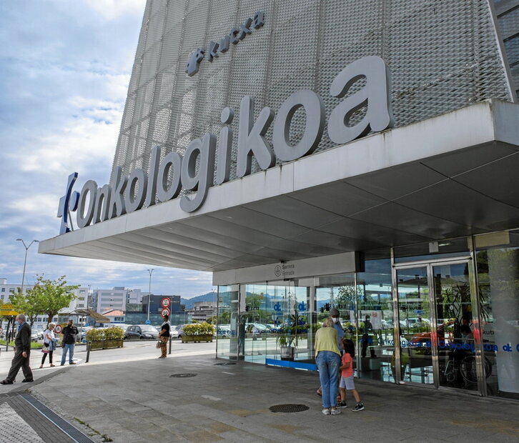 Imagen de archivo de la sede de Onkologikoa, situada en Donostia.