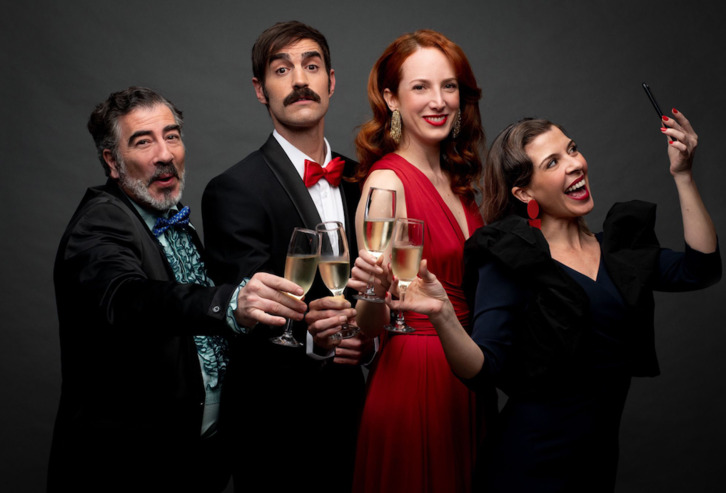 Imagen del elenco de actores.