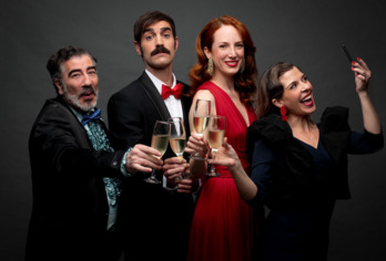 Imagen del elenco de actores.