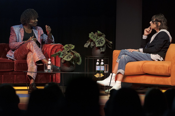 El cocinero nigeriano Mmabatho Molefe y la famosa chef Dominique Creen, cara a cara en el Euskalduna.