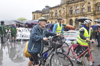 Blai iritsi dira bizikleta martxaren azken etapan parte hartu dutenak Donostiara.