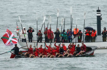 Zumaiako trainerua, garaile ETE Ligako bigarren estropadan.