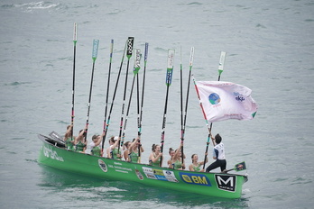 «Ama Guadalupekoa», pozarren Zumaian nagusi eta gero.