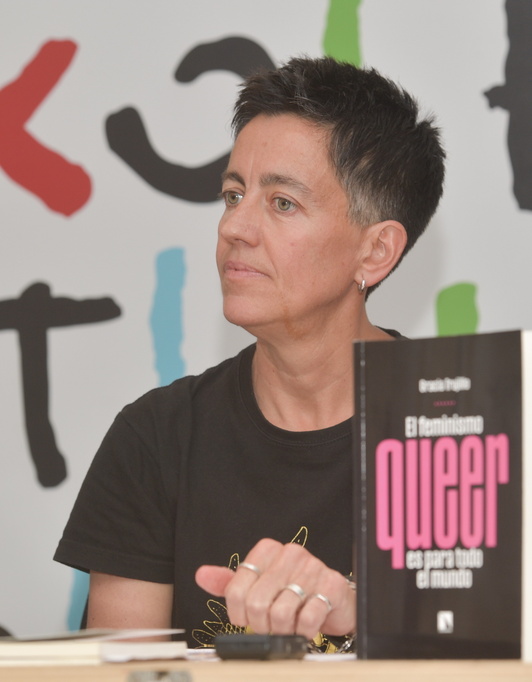 Gracia Trujillo en la presentación del libro ‘El feminismo queer es para todo el mundo’.