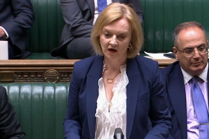 La ministra británica de Exteriores, Liz Truss.