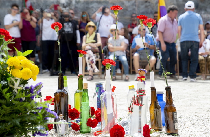 Homenaje anual a los presos fallecidos en la fuga de Ezkaba.