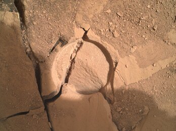 Imagen enviada desde Marte por el rover Perseverance. 