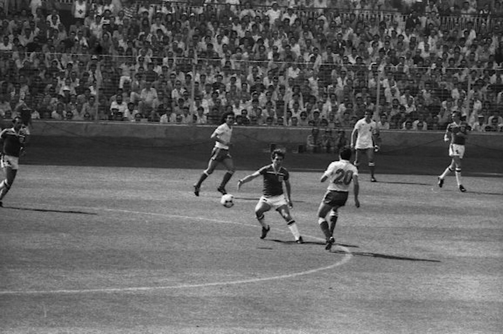Duelo entre Inglaterra y Francia en el Mundial de 1982 disputado en San Mamés. 