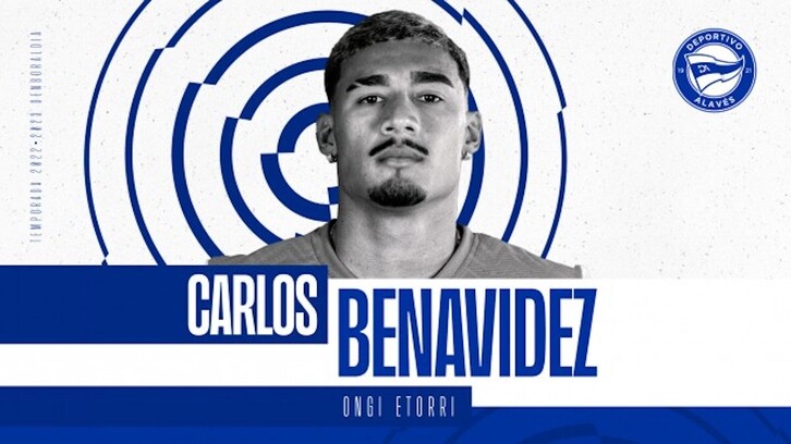 Carlos Benavídez, tercer fichaje albiazul.