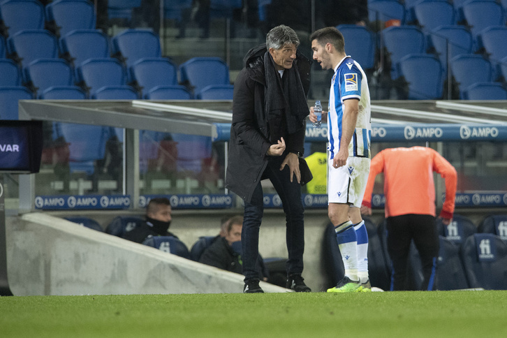 Imanol ha confiado en Zaldua en los partidos más decisivos de la pasada temporada, pero al acabarla le han animado a salir del club.