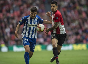 Martin Agirregabiria Athleticen aurkako derbian.