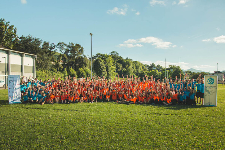 EuskarAbentura hasierako talde argazkia.