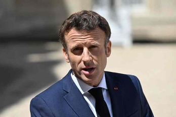 El presidente francés, Emmanuel Macron, en su reciente visita a Australia.