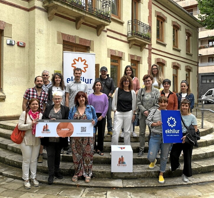 Hernaniko merkataritza sarearen aurkezpena.