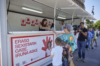 Punto de información para la sensibilización y prevención de agresiones sexistas. 