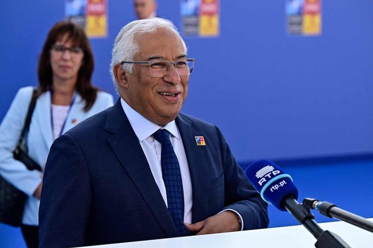 António Costa, durante la cumbre de la OTAN en Madrid.