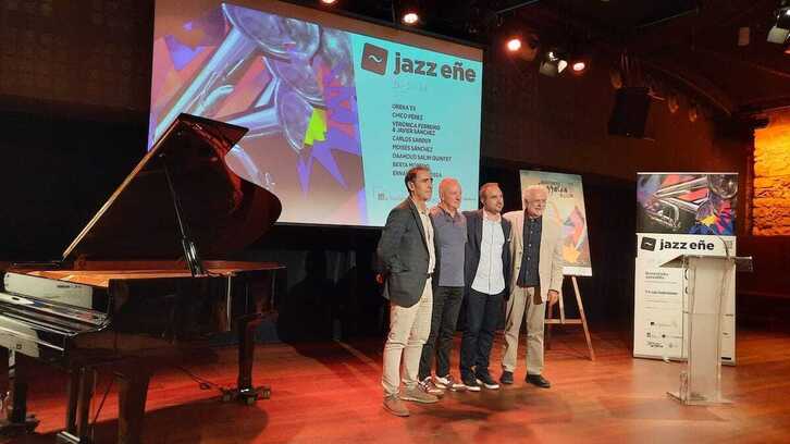 La presentación del ciclo JazzEñe ha tenido lugar en la Sala Club del Victoria Eugenia.