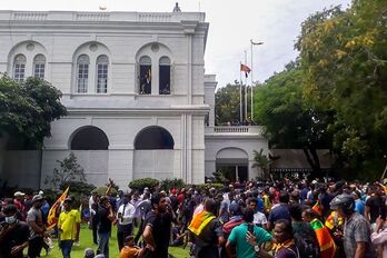 El palacio presidencial, de la era colonial, es símbolo del poder en Sri Lanka.