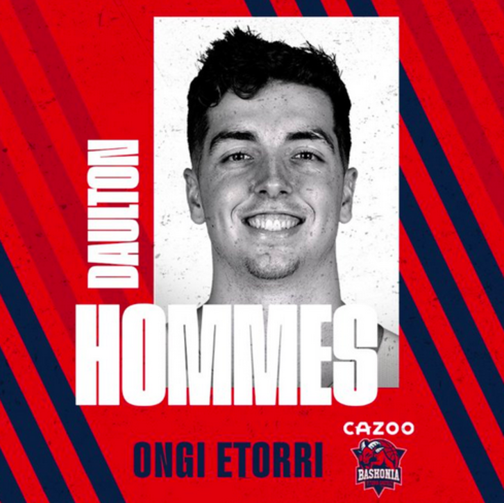 Daulton Hommes ha firmado por dos temporadas con el conjunto gasteiztarra.