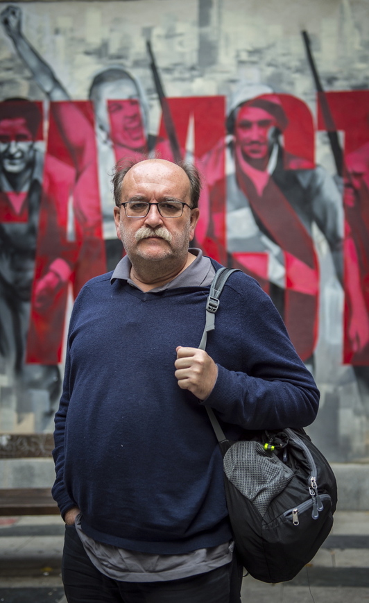 Carlos Taibo, en una visita anterior en Bilbo.