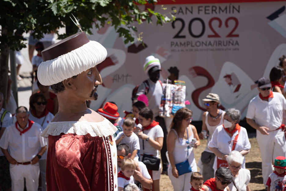 Sidi abd El Mohame, en la plaza del Castillo. Sidi abd El Mohame, en la plaza del Castillo.