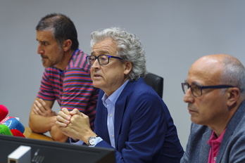 Tomás Arrieta, durante la presentación de la memoria anual de 2021.